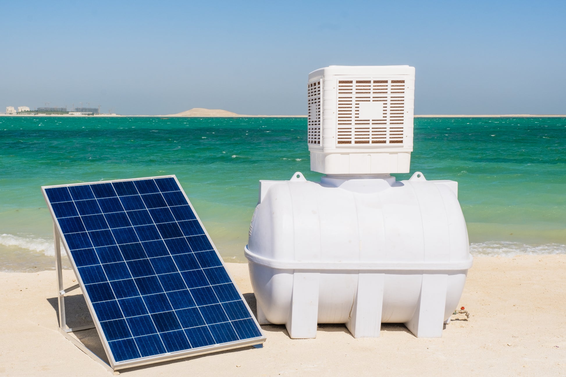 Solar powered Water cooler
